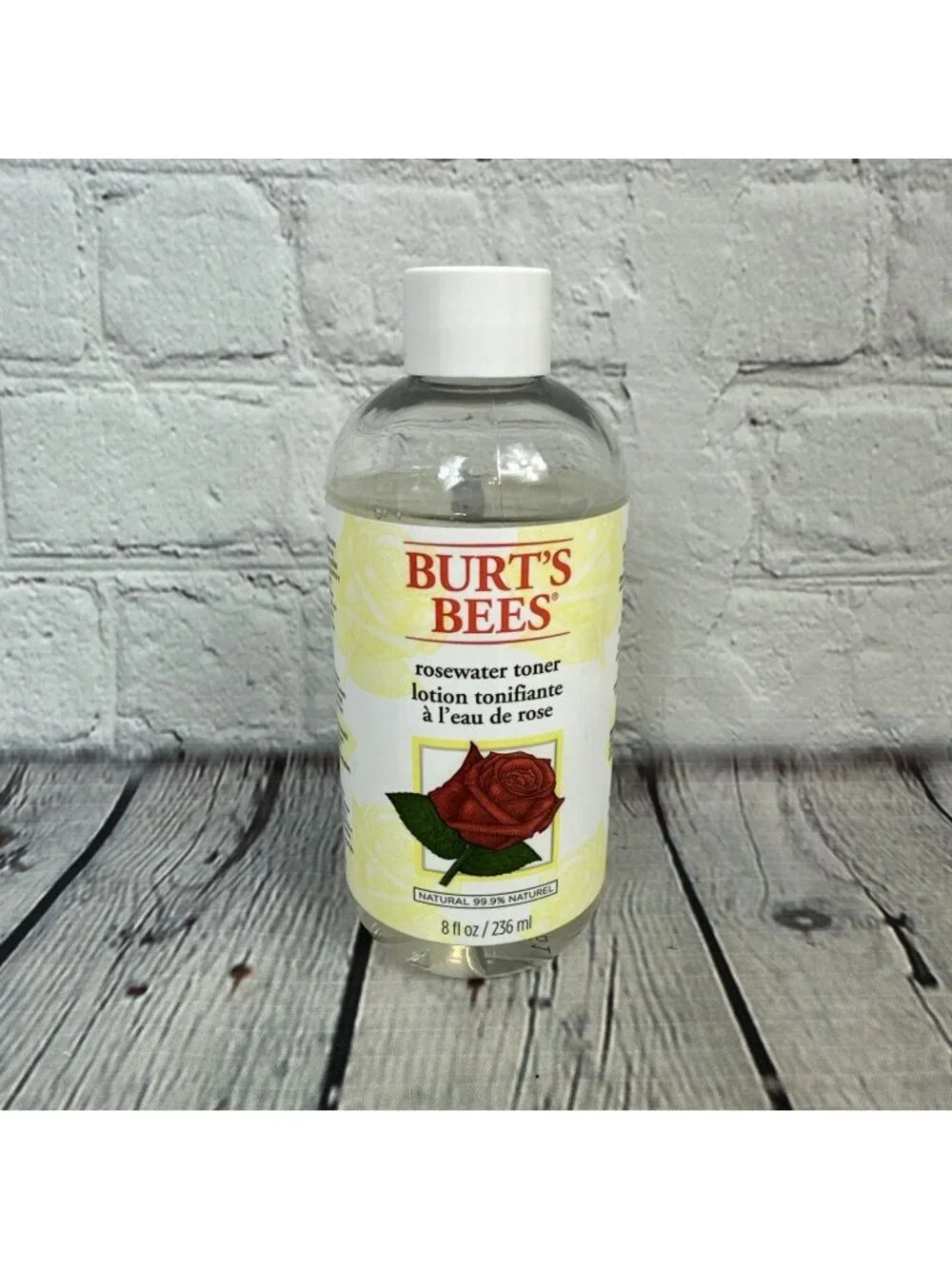 New Discontinued Burt's Bees 'Rosewater' Toner 8oz Bottle [FACTORY SEALED].